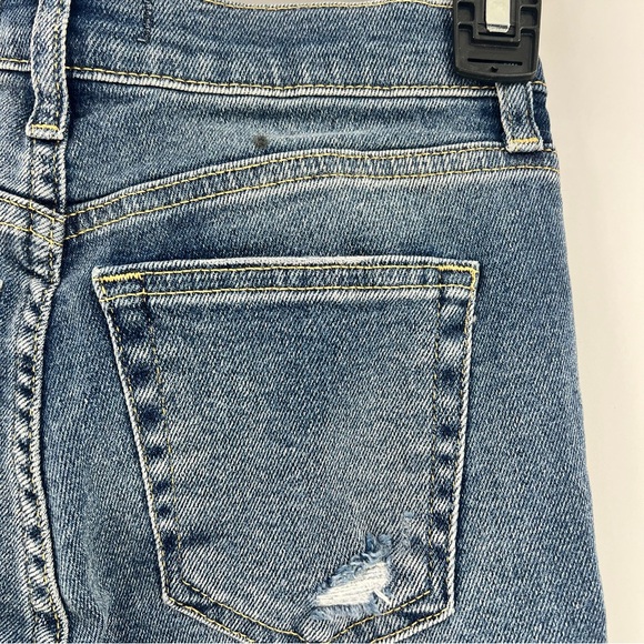 Free People About A Girl Distressed Stretch Jeans high rise size 24 NWT - Picture 5 of 8